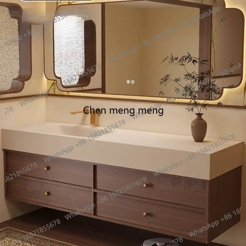 

Wood Luxury Bathroom Storage Cabinet Rustic Retro Modern Drawers Bathroom Storage Cabinet Vintage Meuble De Rangement