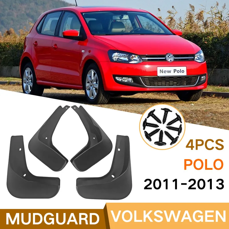 

For 11-13 Volkswagen Polo models Car mudguard decorative panel, tire mudguard, wheel hub mudguard Beautify car wheels auto parts