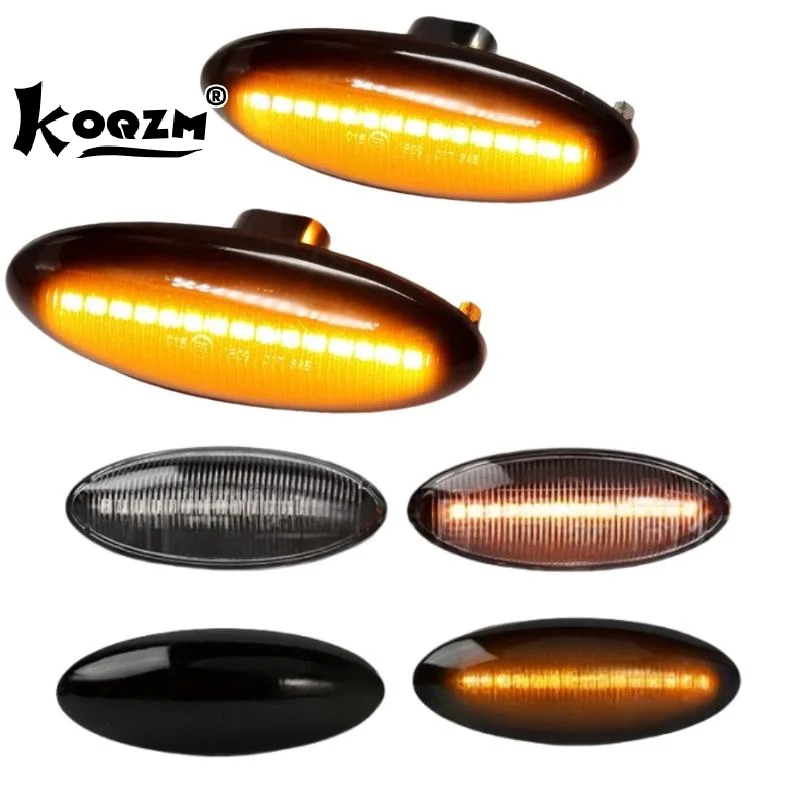 2PCS Fender Lamp For YARIS ECHO VIOS LIMO NLP10 SCP10 SCP12 2000 - 2005 Dynamic LED Indicator Side Marker Signal Light
