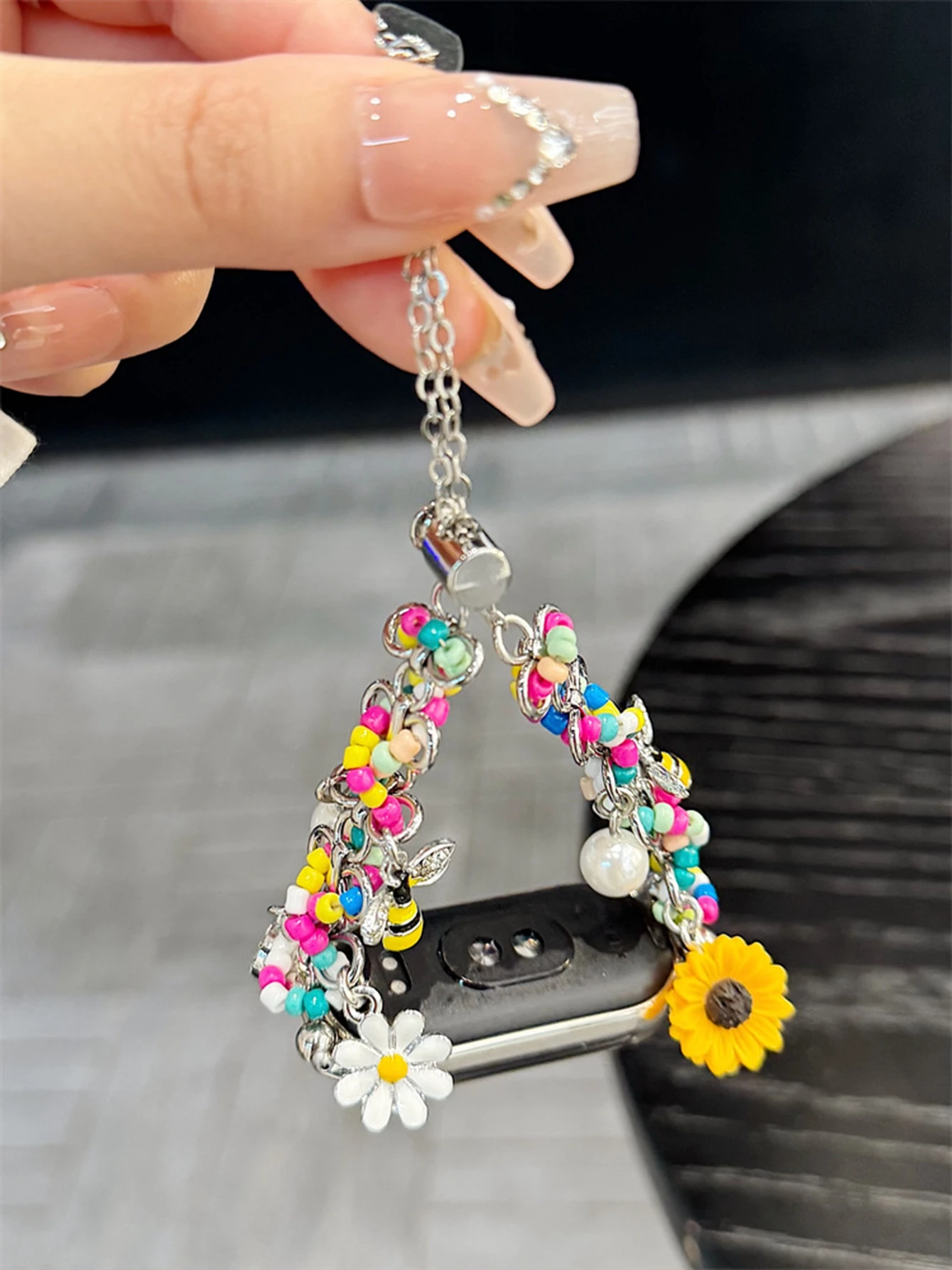 Flower Link Metal For XIAOMi Band 9 8 Strap Bracelet for Xiaomi Smart Band 10 NFC