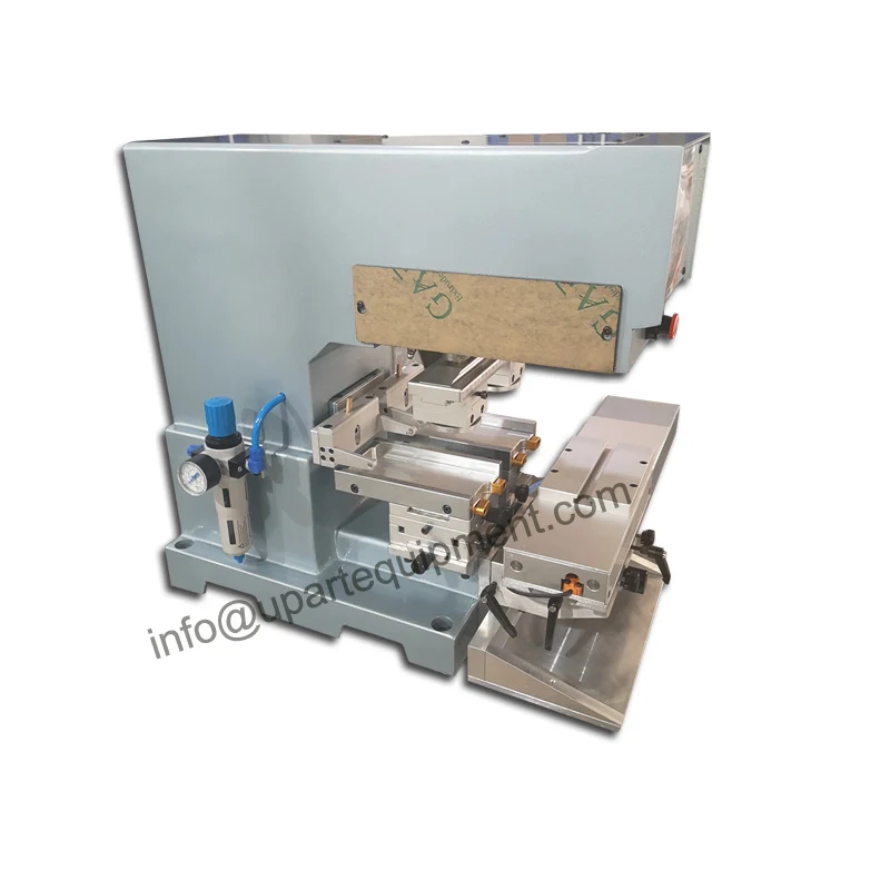 Small double color close ink cup pad printing machine