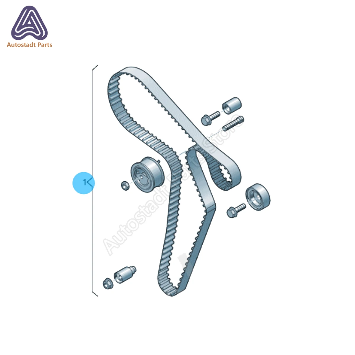 06F198119A B Timing Belt Kit Water Pump Chain Tensioner For TT A6 Eos Jetta Leon 06F121011 06D109119B 06D109243B 06D109244E 06B1 - view 6