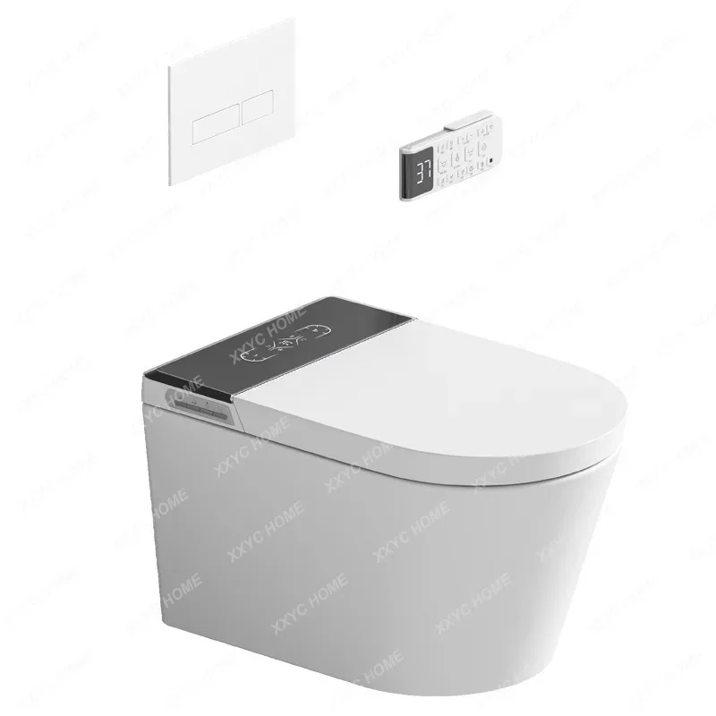 

Wall-Mounted Smart Toilet External with Water Tank Automatic Flip Integrated Horizontal Row Wall Drainage Waterless Pressure