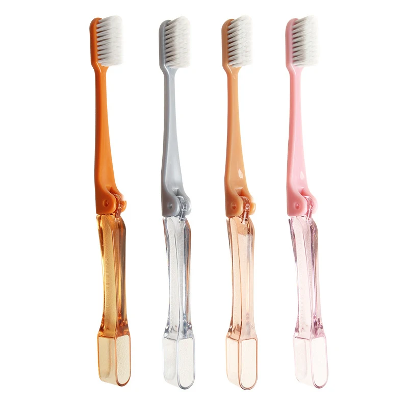 Hijyen Oral taşınabilir tek kullanımlık katlanabilir seyahat kamp diş fırçası yürüyüş diş fırçası diş temizleme araçları katlanır diş fırçası