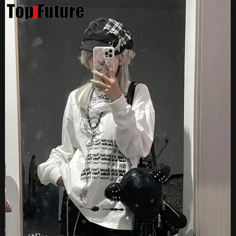 Wholesale Custom Make Customized Women Harajuku Gothic Lolita Beret hat Cap Y2K Girl Boy Steampunk Punk Chain handmake Sun hats