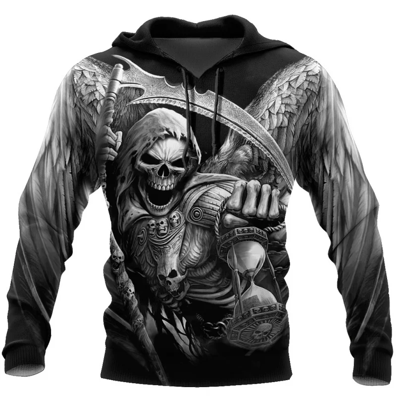 

1 Piece Custom Your Picture Men 3D Hoodies Viking Tattoo Skull Eagle Wolf Totem Print Clothing Pullover Unisex Hooded Sweatshirt