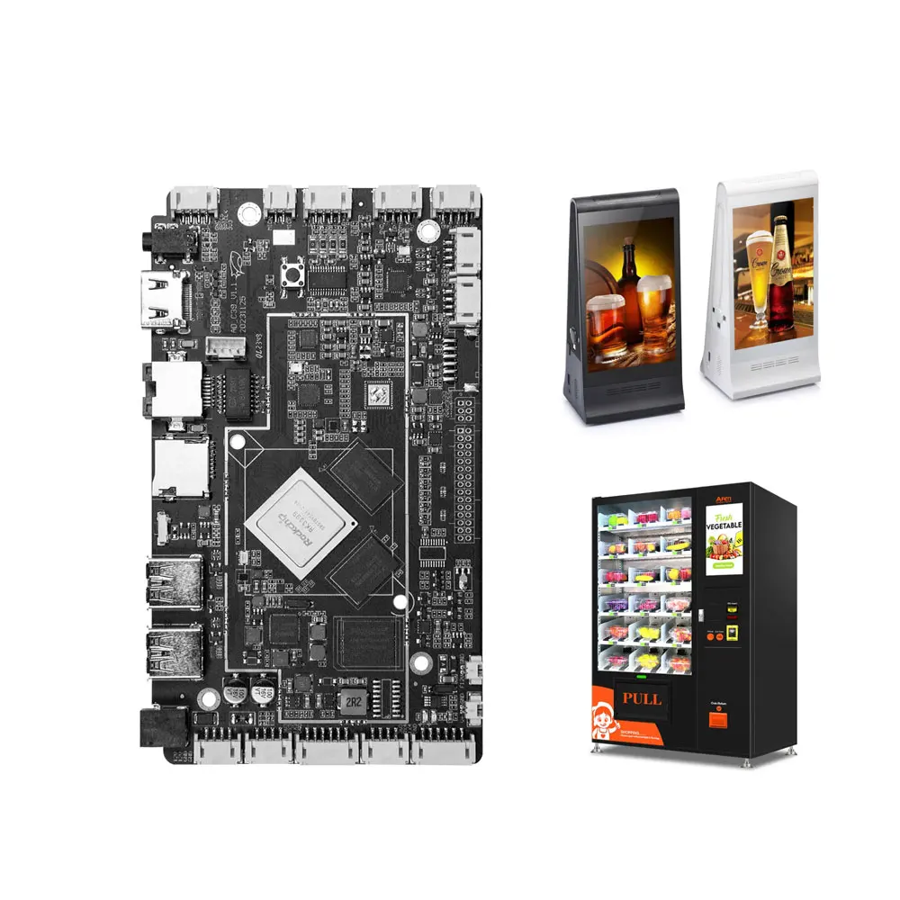 Rijke interface rk3399 Six Core Module AI Artificial Intelligence Development Board met Android OS voor IoT industrieel apparaat
