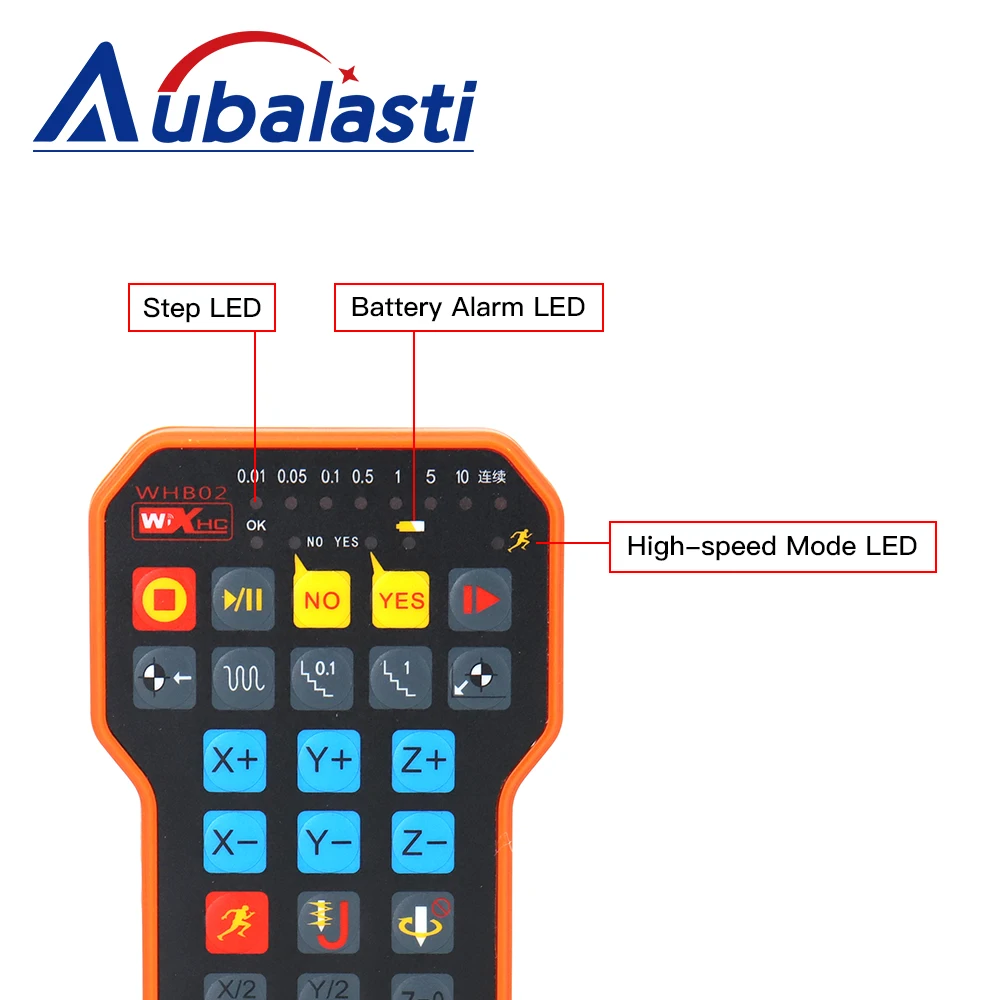 BODING Nc Studio USB Wireless Remote Handle Weihong DSP Control Handle For CNC Engraving Milling Cutting Machine XHC WHB02