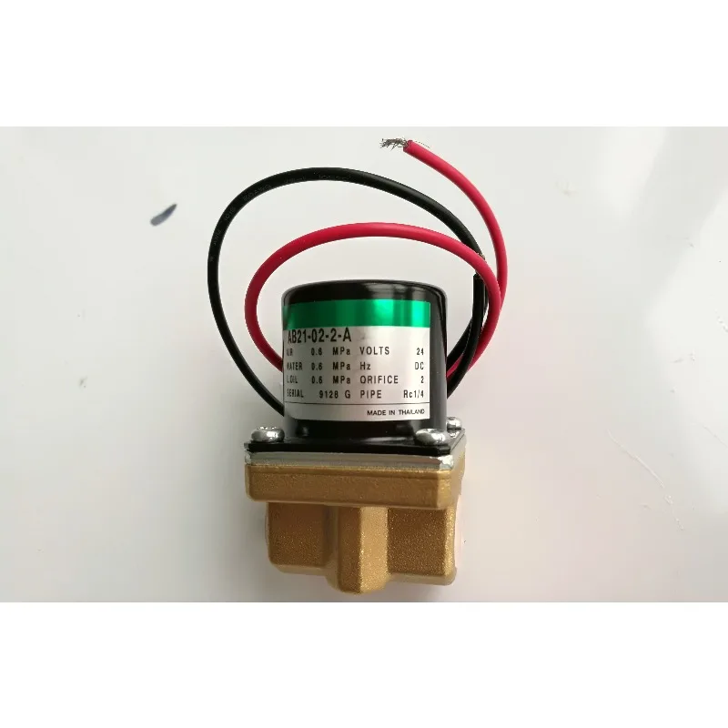 Bag‑Making Machine Solenoid Valve DC24V Suitable for AB21‑02‑2‑A Replacement Pneumatic Control Accessory