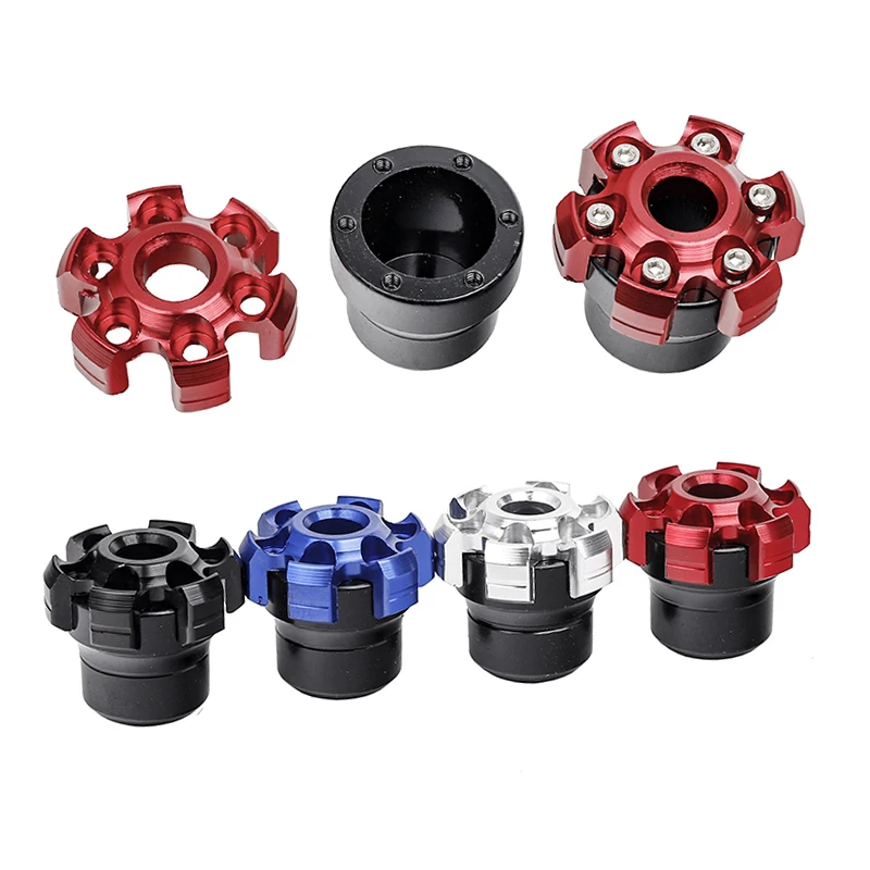 Universal Motorcycle Wheel Frame Sliders Protection Damping Cups Motorbike Crash Protector Wheel Protection Crash Cups Anti-Fall