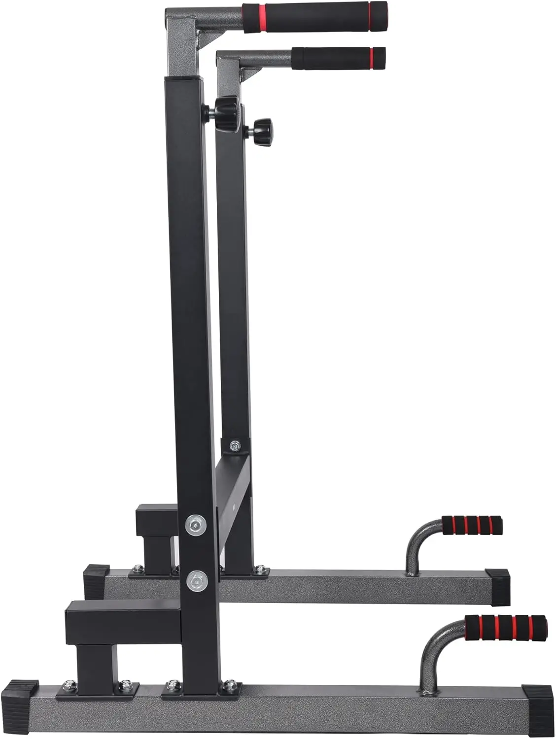 BalanceFrom Steel Frame Multi-Functional Home Gym Exercise Fitness Dip Stand Station with Adjustable Height, 500 Pound Capacity