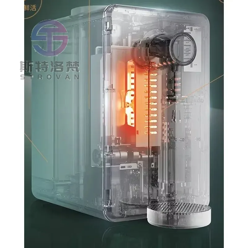 Instant Drinking Portable Desktop Water Dispenser Purifier Ice Cube Making Cooling System Electric Plastic for