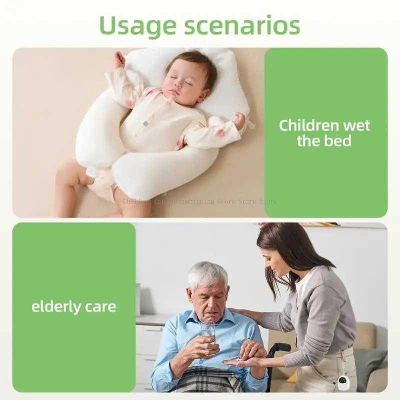 어린이와 노인을 위한 무선 배변 훈련 알람과 소리 알림 기능