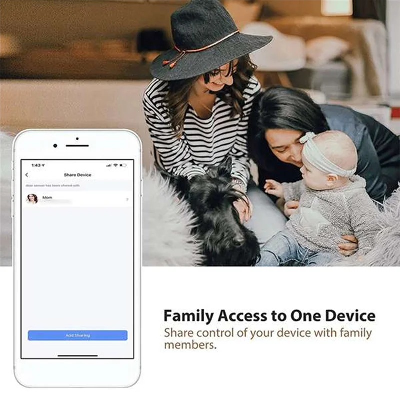 Sensore porta intelligente A25P Sensore finestra wireless WiFi Notifica messaggio in tempo reale compatibile con Alexa Google Assistant