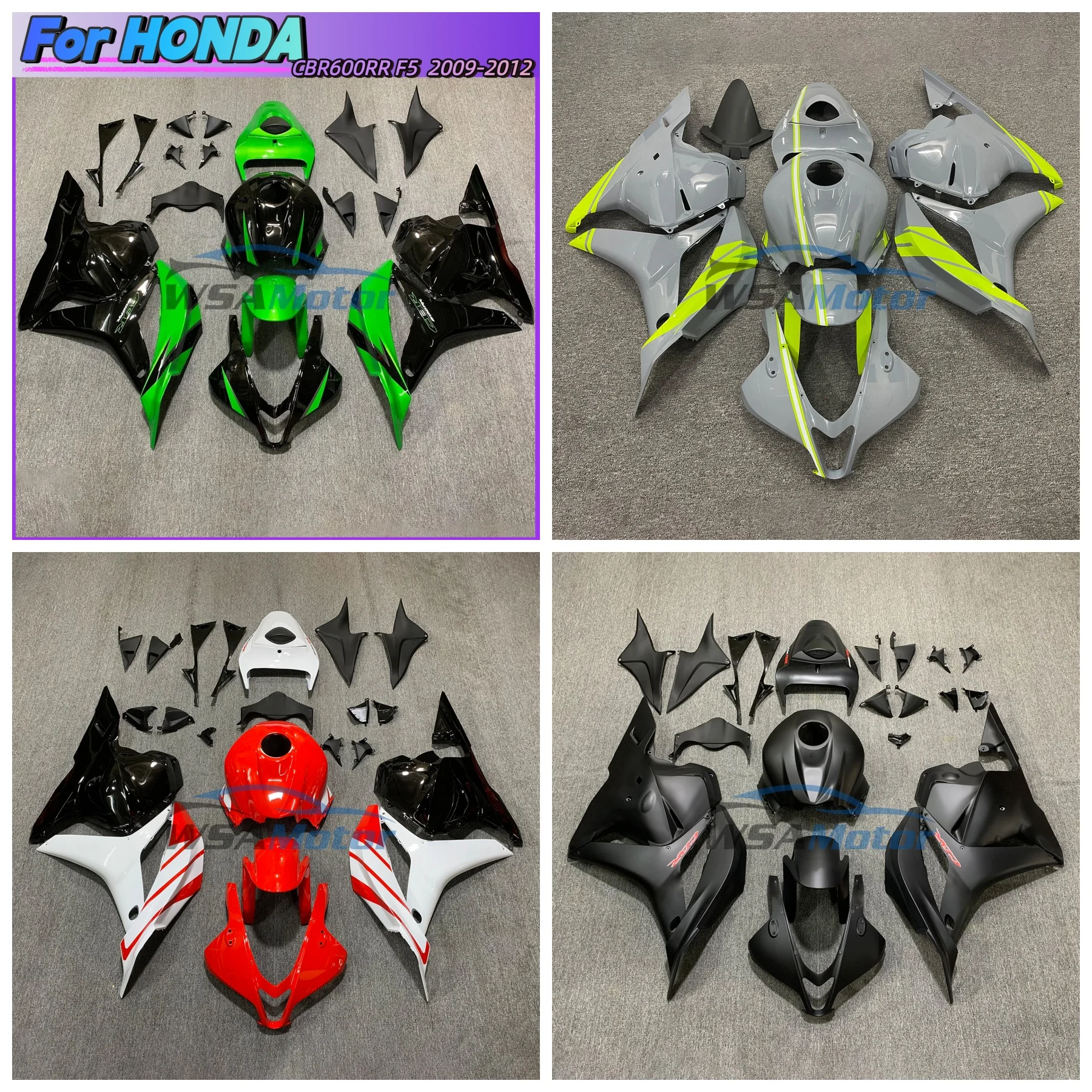 

Motorcycle Fairings Kit For HONDA CBR600RR F5 2009 2010 2011 2012 CBR 600RR 09-12 Injection Hot Red Fairing Bodywork Set