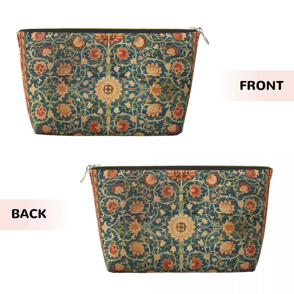 Custom Travel Holland Park William Morris Carpet Print borsa da toilette Cosmetic Makeup Organizer Beauty Storage Dopp Kit Case