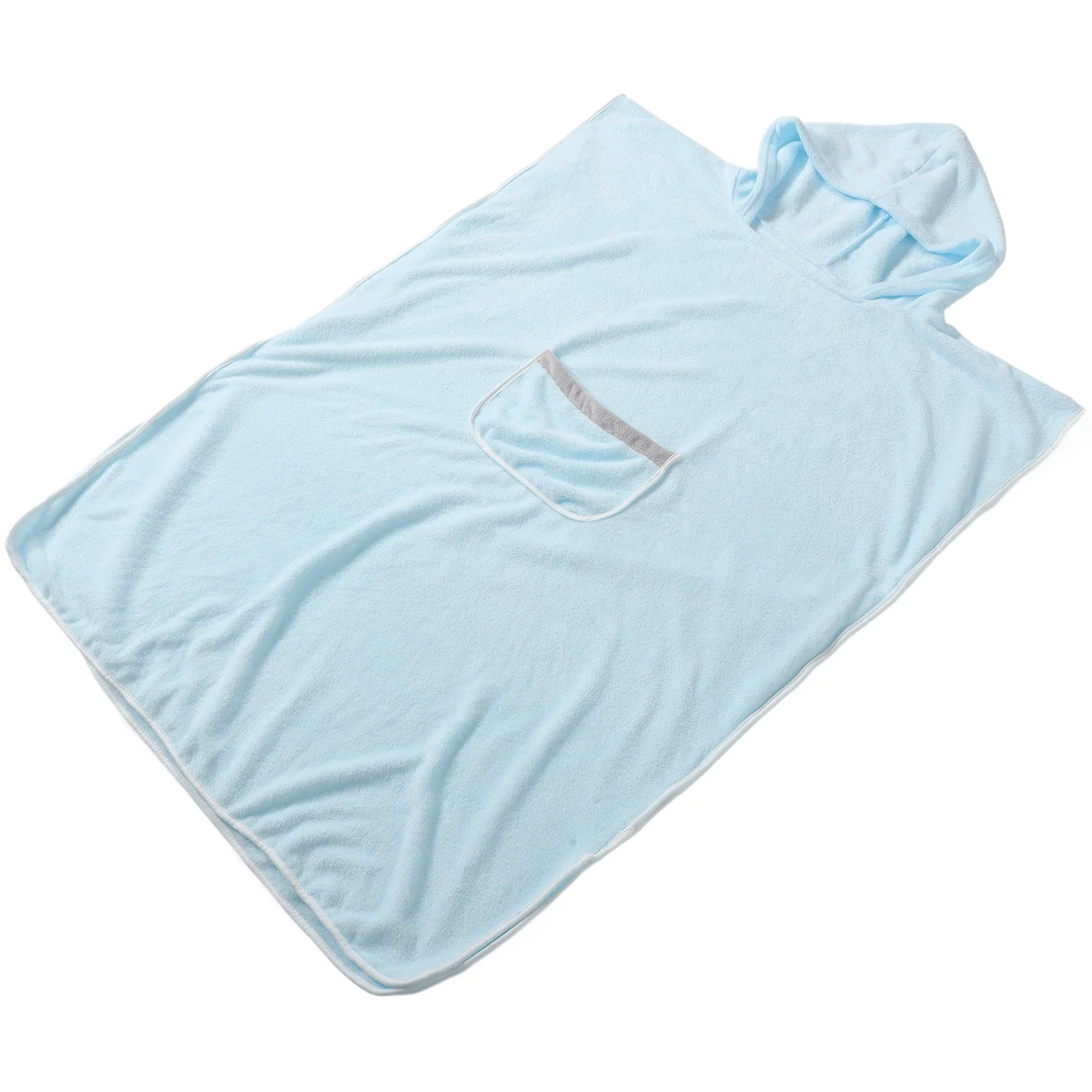 

BESPORTBLE Quick Dry Hooded Bathrobe Women Coral Fleece Robe for After Shower Home Use Cozy Lightweight Cape