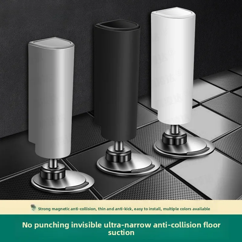 

Damping Strong Magnetic DoorPerforated Ground Suction Anti-collision Door Stop Toilet Ground Suction Door Suction Fixed Resistor