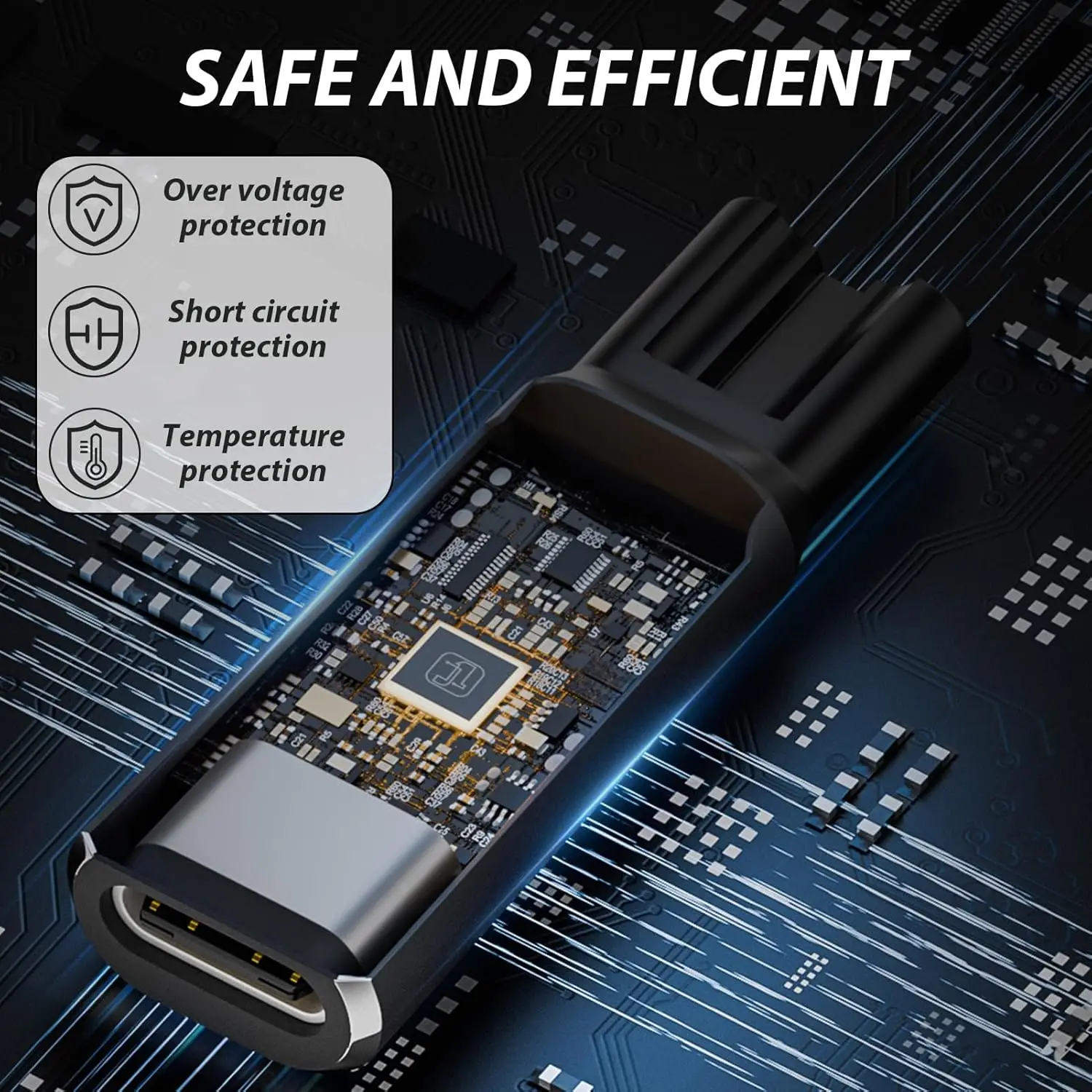 Brangdy 15V HQ8505 Typ-C Rasierer-Adapter Ladekonverter für Philips OneBlade QP6510 QP6520 QP6530 elektrischer Bartschneider