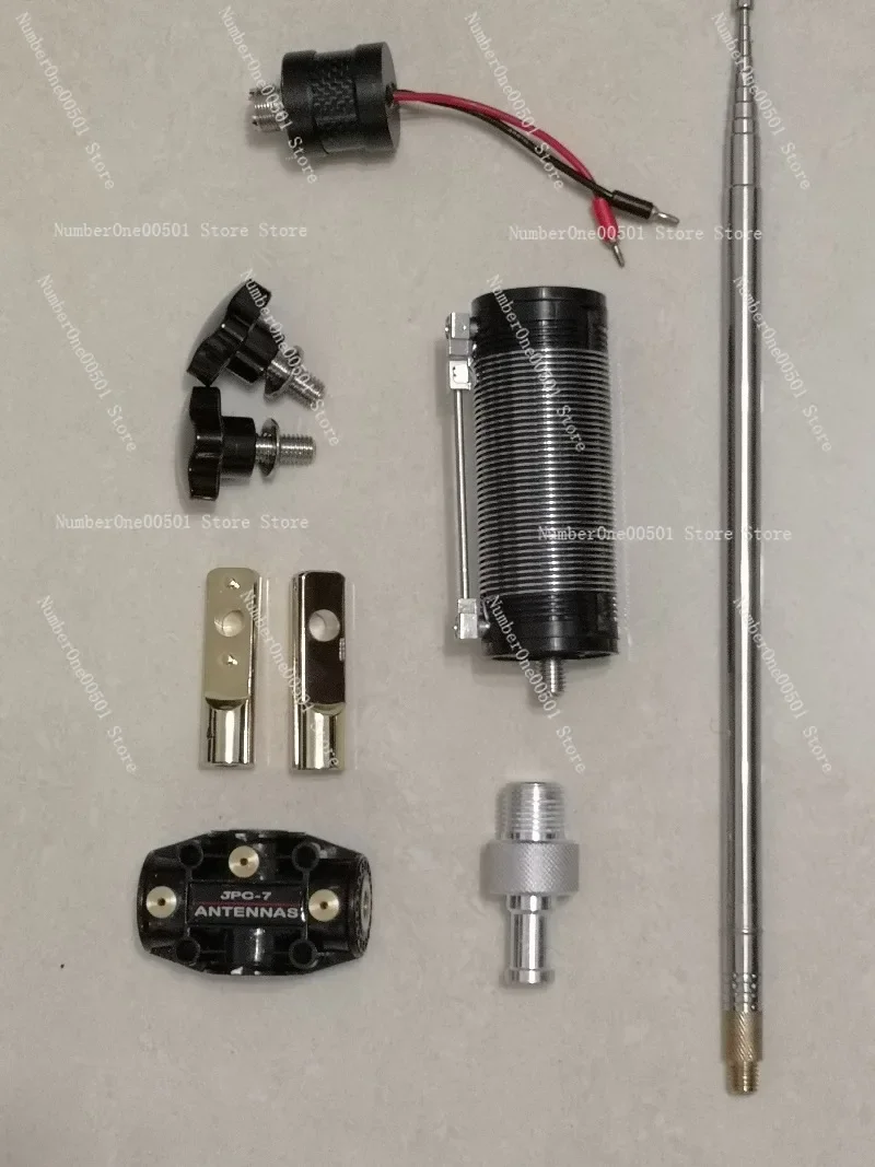 JPC-7 Upgrade Kit for PAC-12 Antenna Convert to Inverted V Dipole Includes Dual Coils Whips Balun Base Portable HF