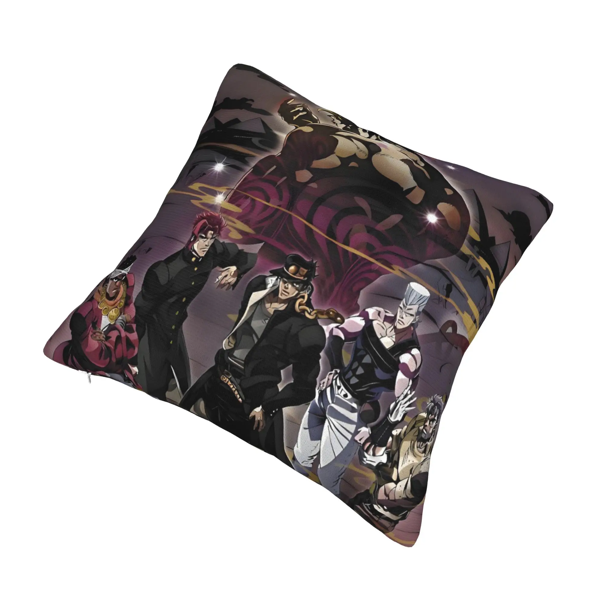Manga Bizarre Adventure Pillow Case 45x45cm Sofa JoJo Nordic Cushion Cover Car Pillowcase