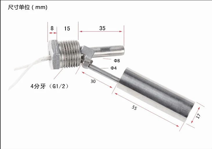 Interruptor flutuante tanque sensor de nível líquido sensores de água de peixes controlador de bomba tanques de bolas de aquário