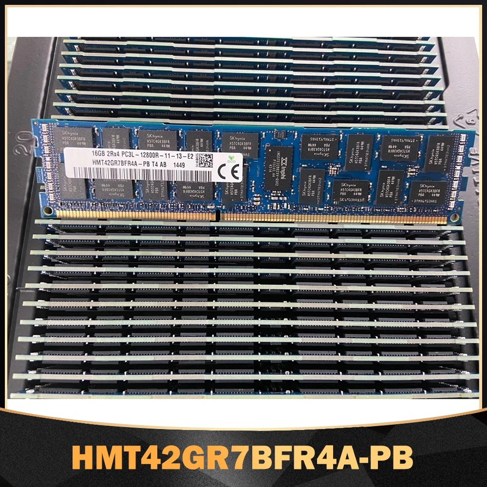 1PCS RAM 16GB 16G 2RX4 PC3L-12800R For SK Hynix Server Memory HMT42GR7BFR4A-PB