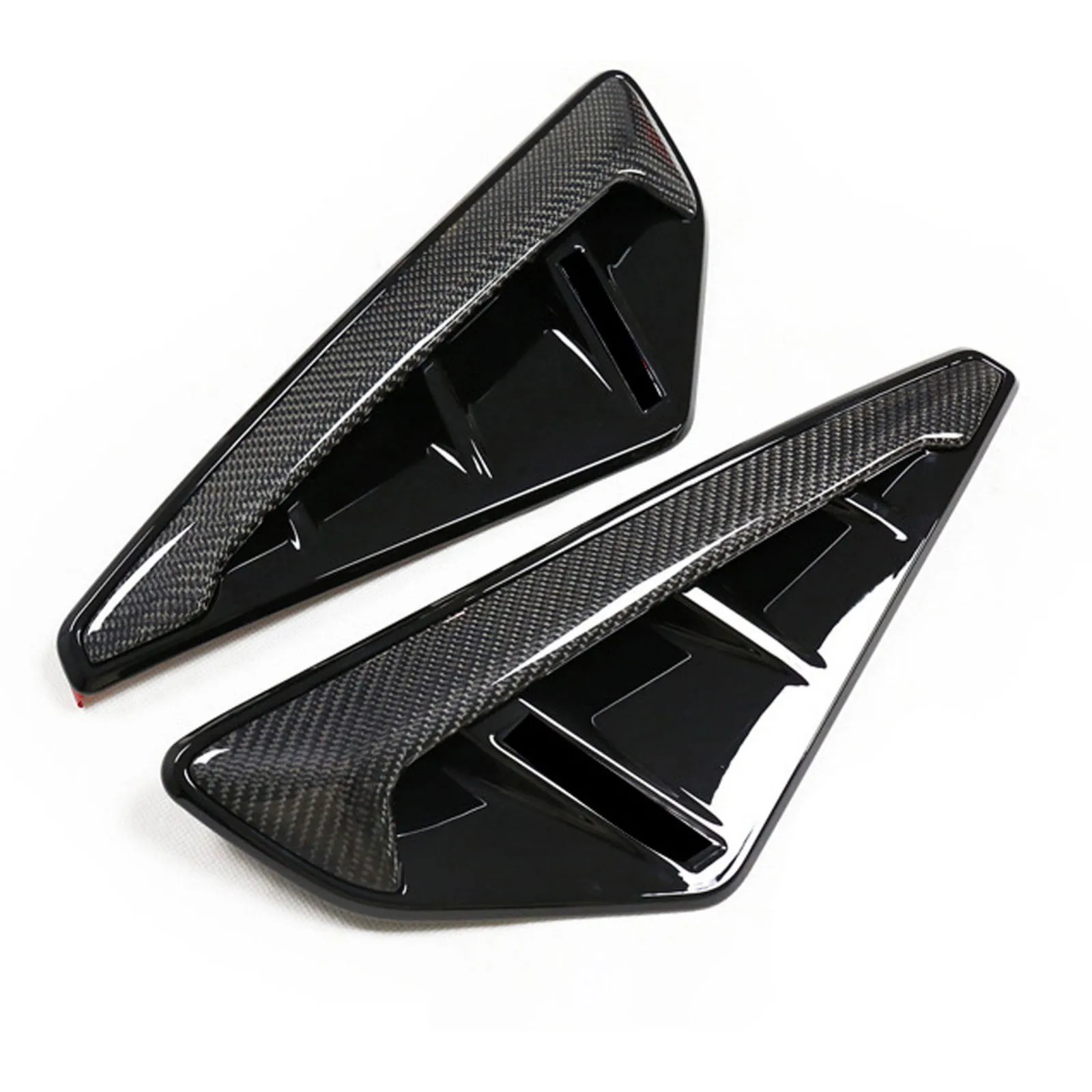 Carbon Fiber Side Marker Fender Air wing Vent Trim Cover for BMW 2019-2021 X5