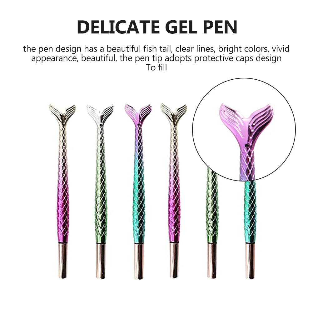 

6 Pcs Household Handwriting Pen Delicate Gel Pens Sign Multi-function for Journaling Stationary Write Accessory
