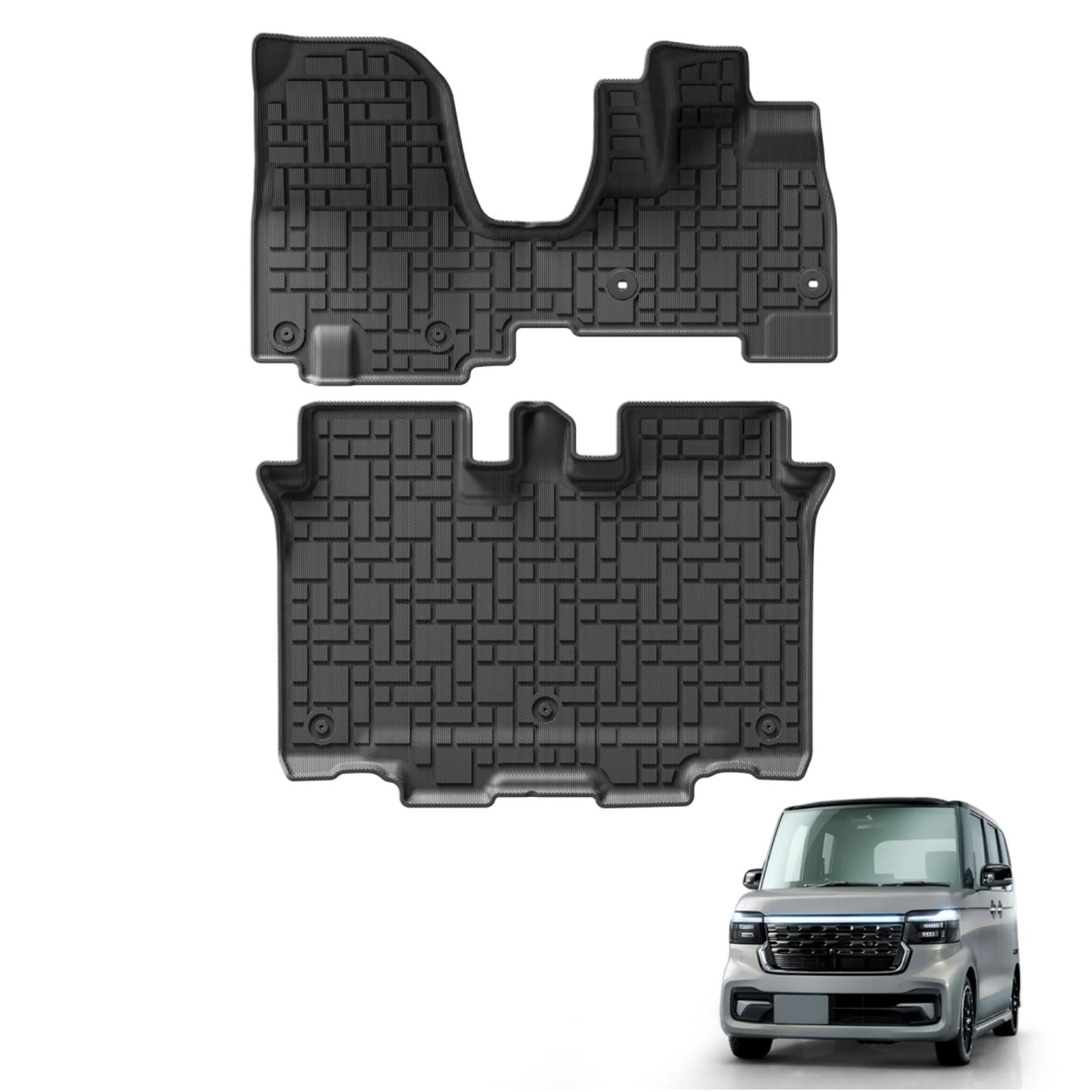 

Для Honda N-BOX JF5 JF6 2023-2025 Автомобильные коврики для грузового багажника Коврик в багажник Автоаксессуары TPE Водонепроницаемая подставка для ног Защитный коврик