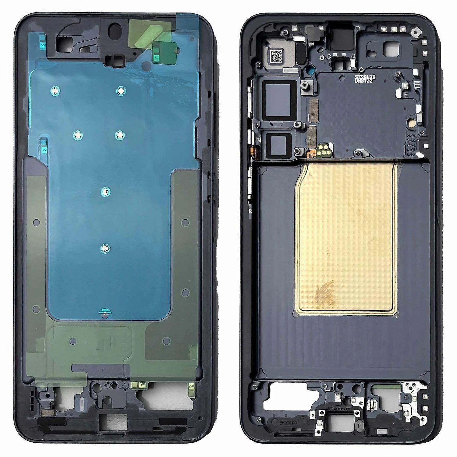 for-samsung-galaxy-s25-s936b-global-version-oem-front-housing-frame-repair-part-without-logo--blue-black