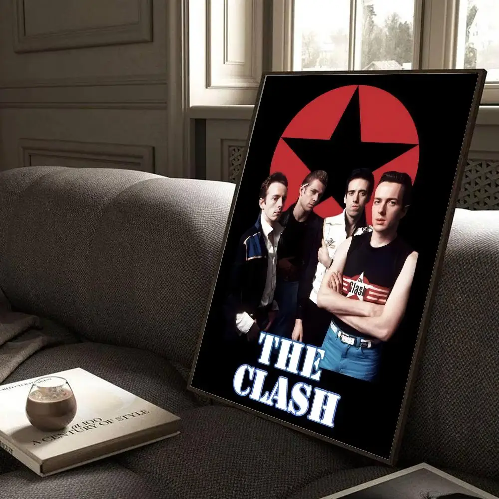 Classic Band The C-Clash Poster Modern Home Living Bedroom Bar Hallway Waterproof Wall Art Aesthetic Decor