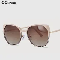 53963 Monturas de gafas de protección contra luz azul de Metal con forma de ojo de gato, gafas de sol polarizadas para mujer, gafas de ordenador de moda con Clip magnético