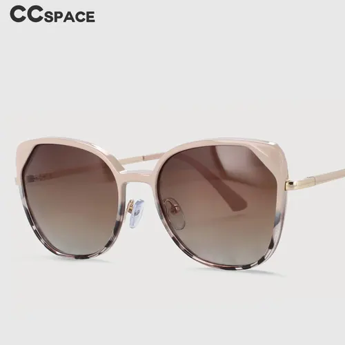 53963 Monturas de gafas de protección contra luz azul de Metal con forma de ojo de gato, gafas de sol polarizadas para mujer, gafas de ordenador de moda con Clip magnético