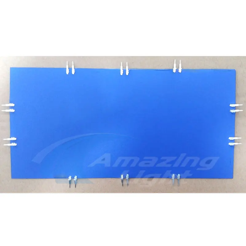 20x10cm Cuttable El Backlight El Foil El Backlight Panel With DC5V Inverter And Connector