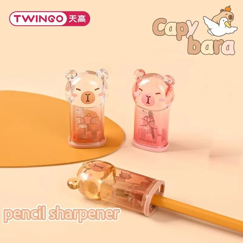 Aesthetic school useful  kawaii stationery supplies school things cute capybara pencil sharpener aesthetic school supplies