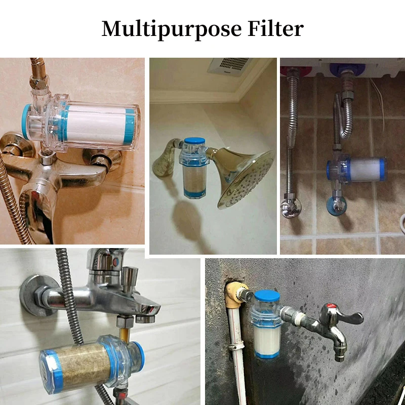 1Pc Water Pipe Filter Household Kitchen Faucets Filter Washing Machine Water Heater Impurity Removal Purifier Filter Accessories