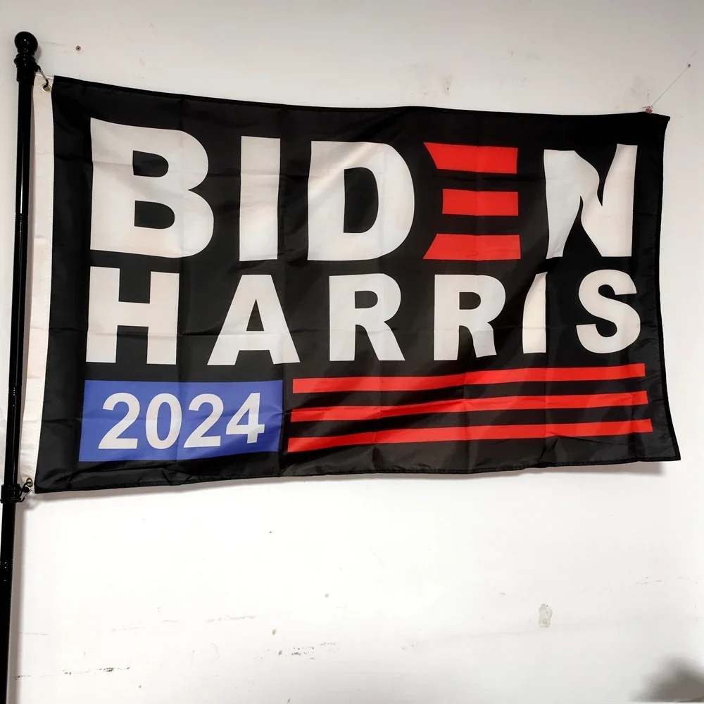 Biden Harris Flag 2024 President USA Flag Hanging Flying Outdoor Decor 90x150cm Polyester