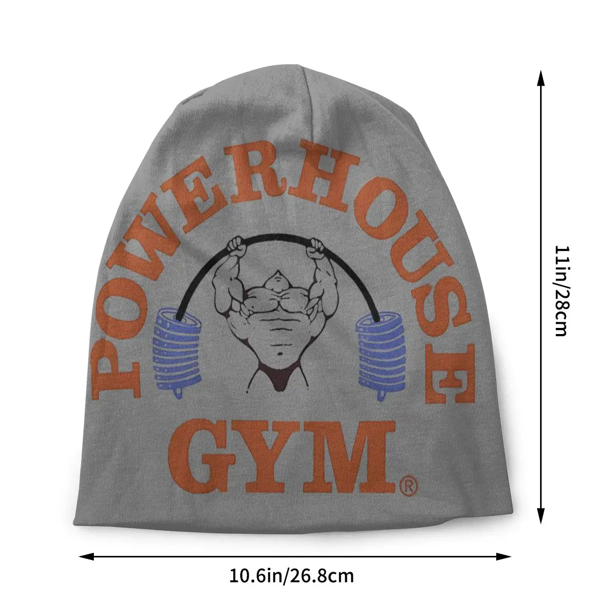 Powerhouse Gym Bodybuilding Fitness Unisex Bonnet Thin Cycling Double Layer Thin Hats For Men Women