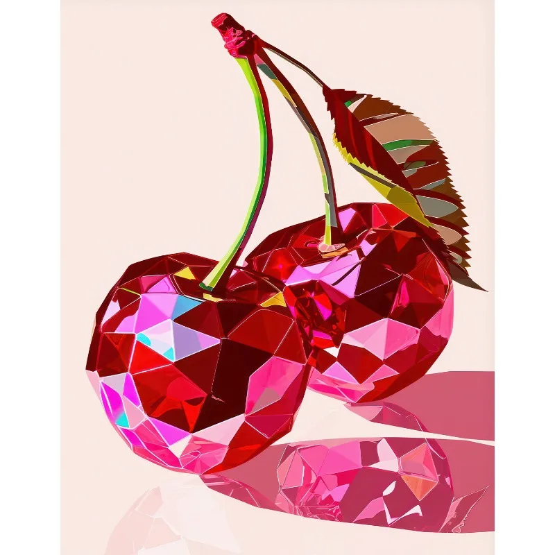 Retro Trendy Glam Fruit Disco Ball Orange Lemon Mirrorball Creative Poster Canvas Painting Wall Art Pictures Home Kitchen Dec