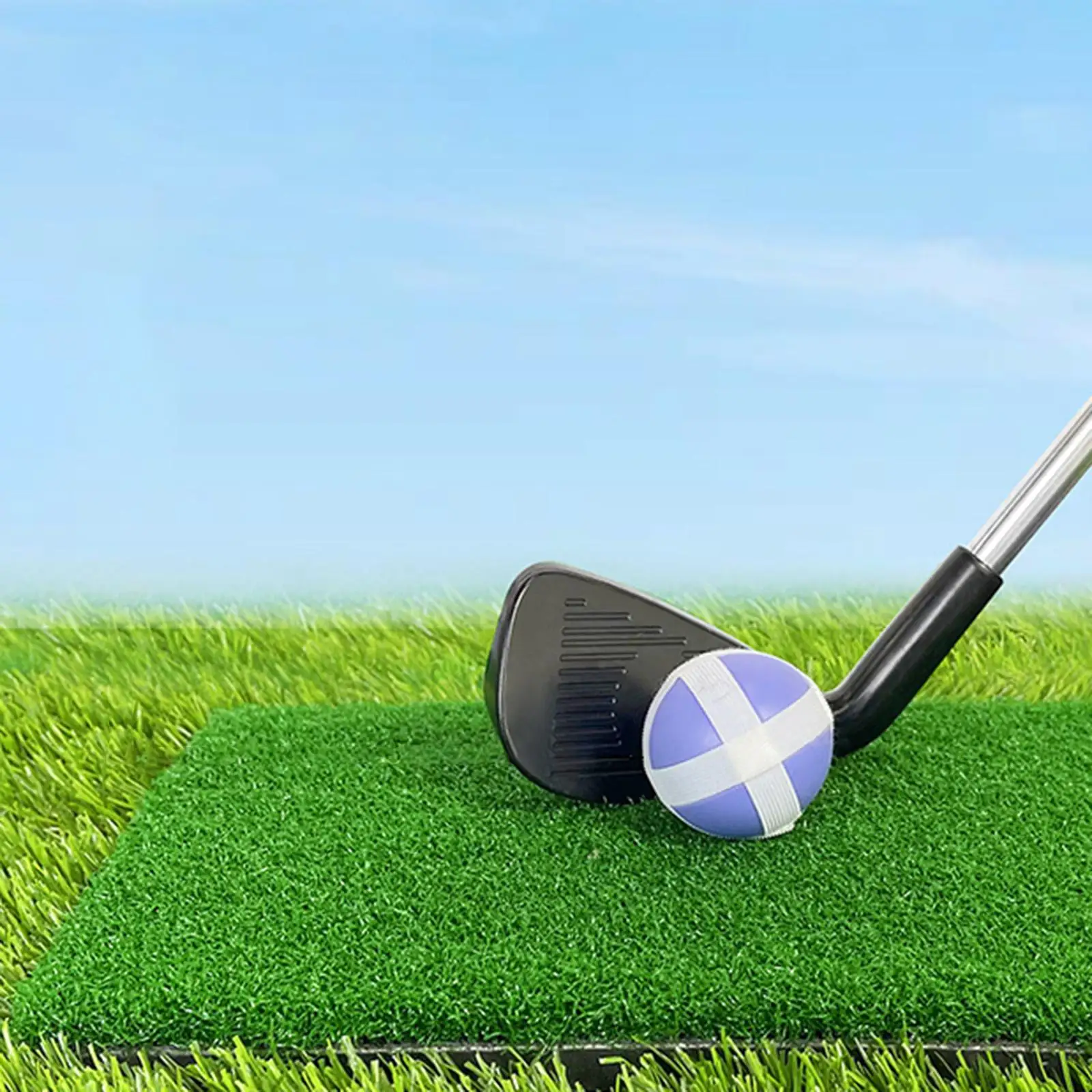 

Golf Training Mat EVA Bottom Chipping Rug Practice Game Pad Indoor Outdoor Green Portable Hit Net for Home Office Backyard