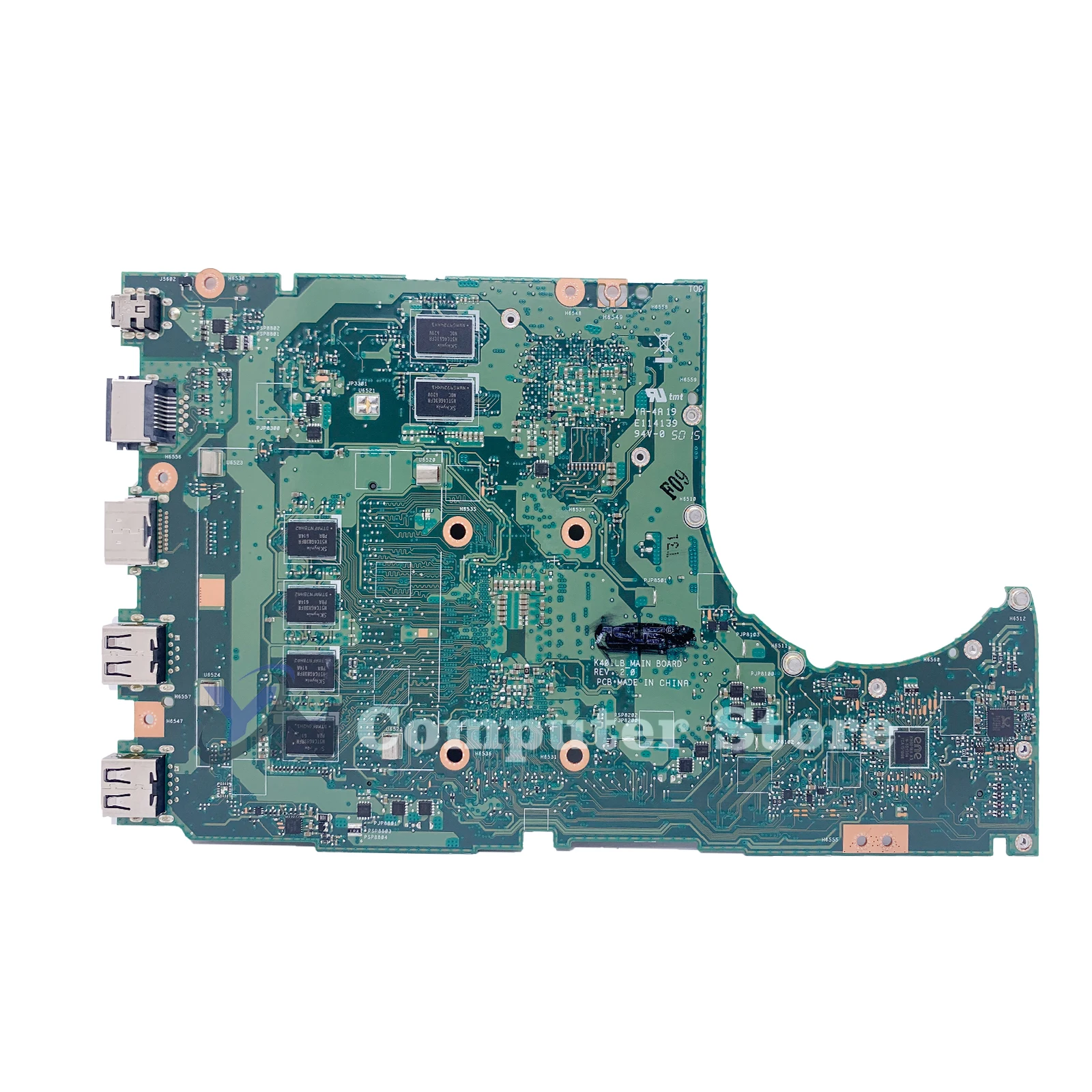 Scheda madre K401L per ASUS K401LB V401LB A401LB scheda madre del computer portatile GT940M/2G I3 I5 I7 5th Gen 4GB/RAM 100% TEST OK