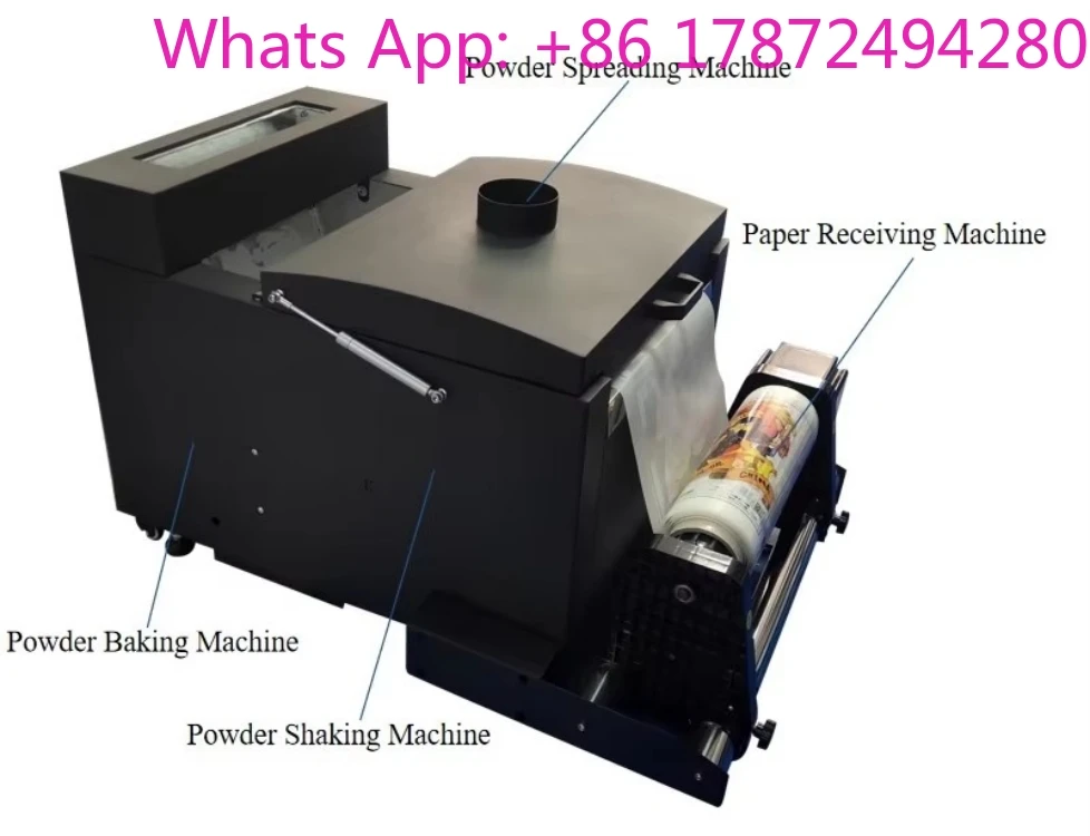 

Cheap Price Automatic A3 Powder Shaker Machine Shaking and Heating All in One Machine Oven Dryer for Film Transfer Printer