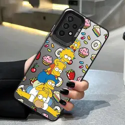 Etui na telefon Samsung Galaxy A15 A25 A52 A72 A51 A71 4G A73 A55 A54 A53 A52s 5G Silicone Soft Shell Simpsons Family Disney