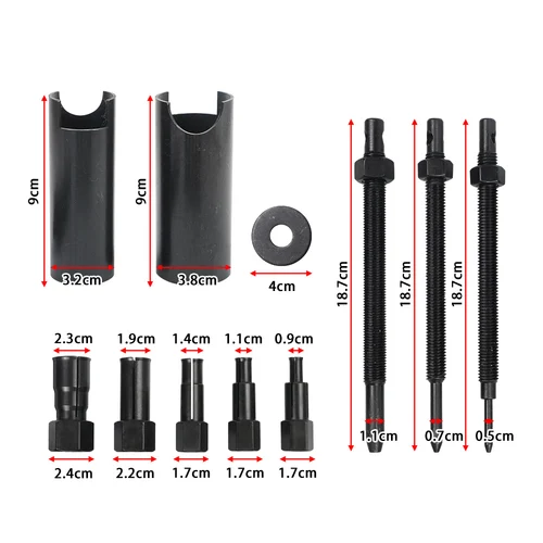 Imagen 2 del producto Extractor de cojinetes de motocicleta de 9-23mm, Extractor de cojinetes internos de bicicleta, herramientas de reparación manual, Extractor de engranajes de rueda