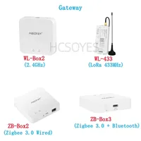MIBOXER WL-Box2 DMX512 App control Gateway/ZB-Box2 Zigbee 3.0 Wired Gateway/WL-433 LoRa Gateway 2.4GHz Third party voice control