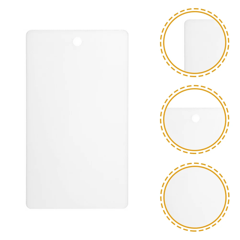 

16Pcs Acrylic Basket Tags Labels for Storage Bins Easy to Clean and Identify Items Inside Baskets Basket Labels