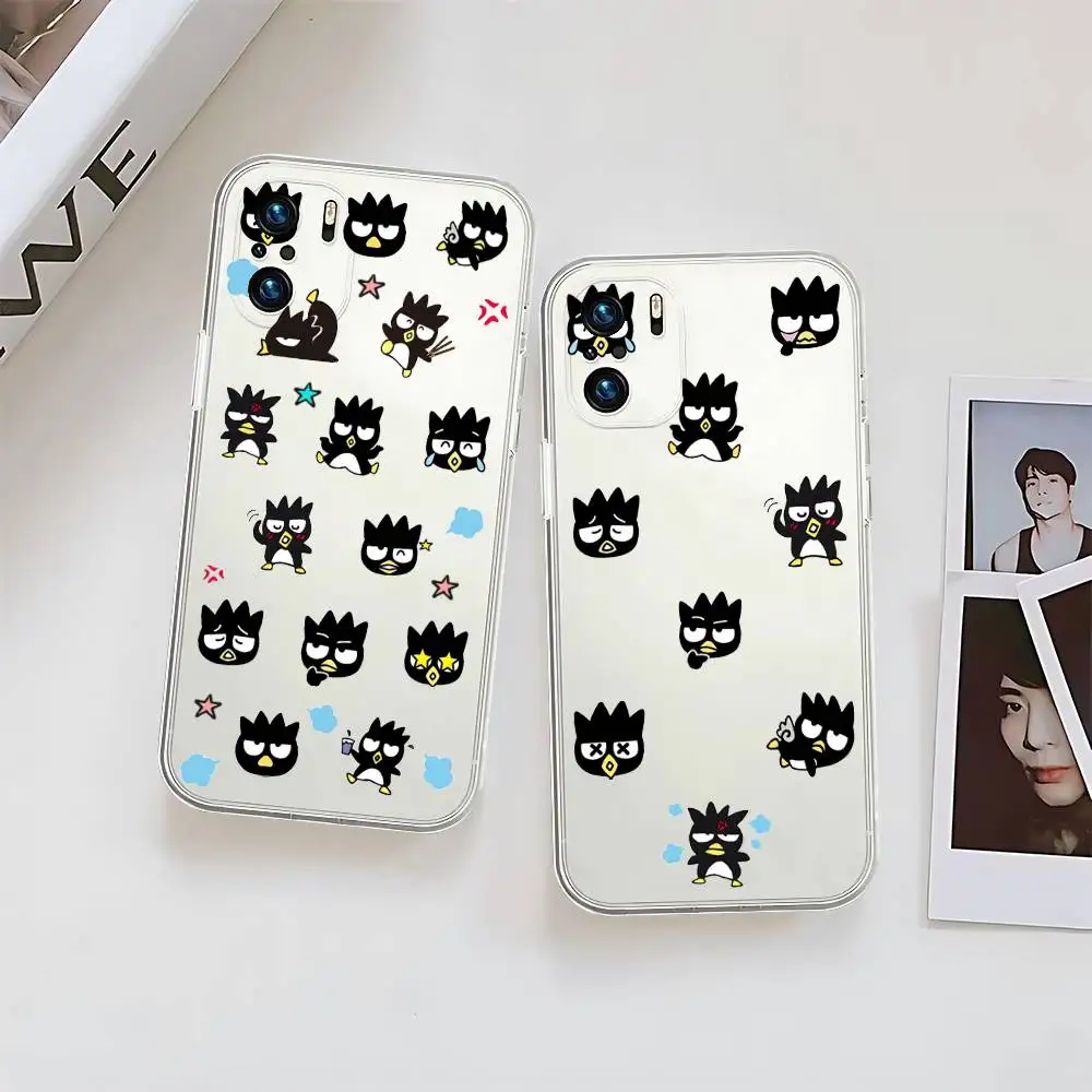 

Cute B-Bad Badtz-Marus HD Clear Scratch-Resistant Transparent Case For Xiaomi 12S Ultra,11 & Redmi Note 11,10T,9,8Pro,9A,8T,5G