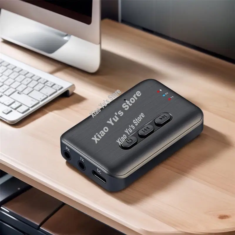 Support TF Card BT 5.3 Audio Transmitter Receiver 3.5Mm AUX Music Receiver Wireless Adapter For Home Speakers Headphones-BCBW