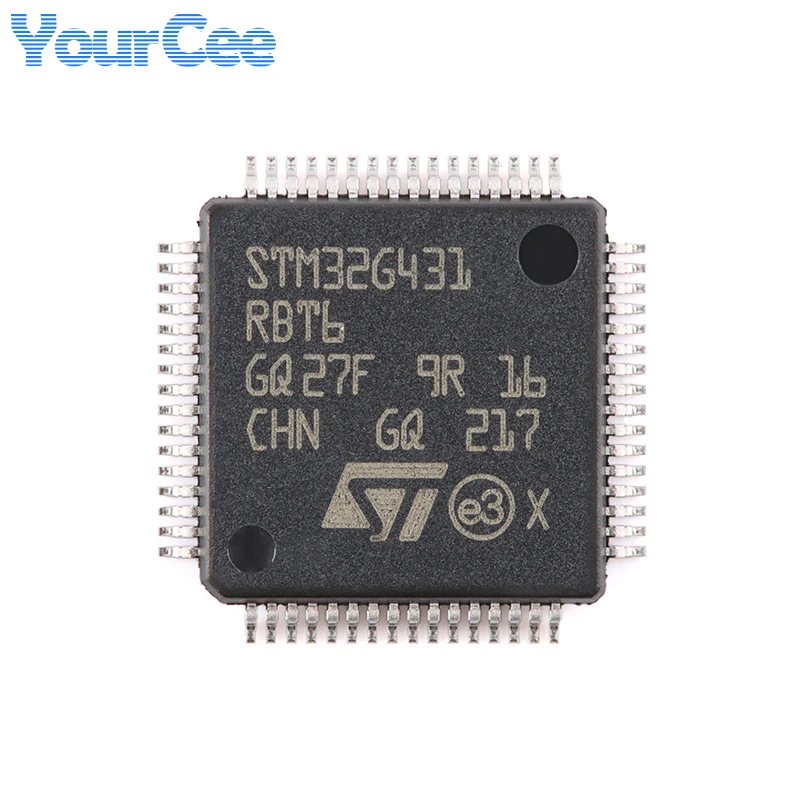 5pcs/1pc STM32G431RBT6 STM32G431 STM32G431RBT LQFP-64 ARM Cortex-M4 32-bit Micro-controller-MCU IC Chip